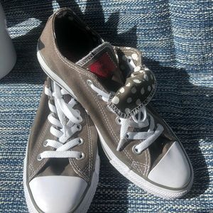 NEW Grey limited edition Converse All Star- size 8